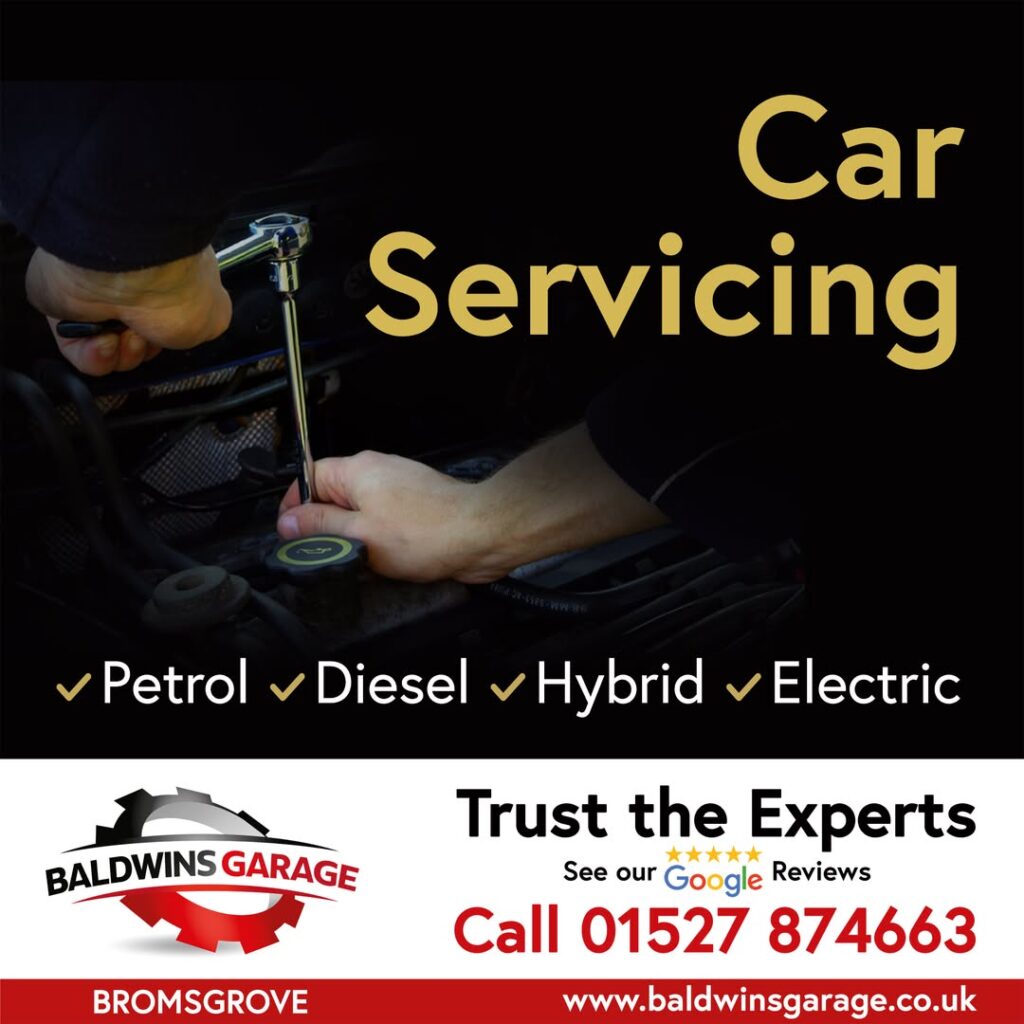 Car servicing and pre-towing inspection at Baldwins Garage Bromsgrove